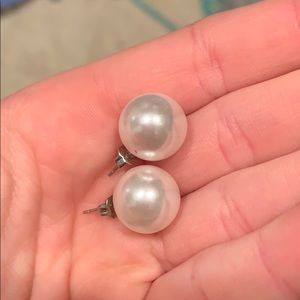 Pearl earrings